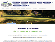 Tablet Screenshot of judgefordgolf.co.nz